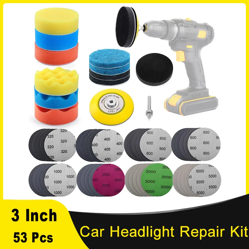 3 Inch Car Headlight Repair Ki - Beeswax Wrap recension och pris
