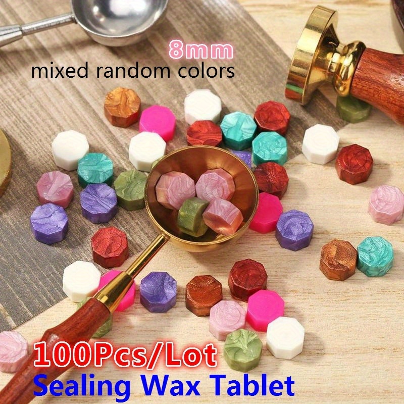 100Pc Retro Sealing Wax Octago - Beeswax Wrap recension och pris