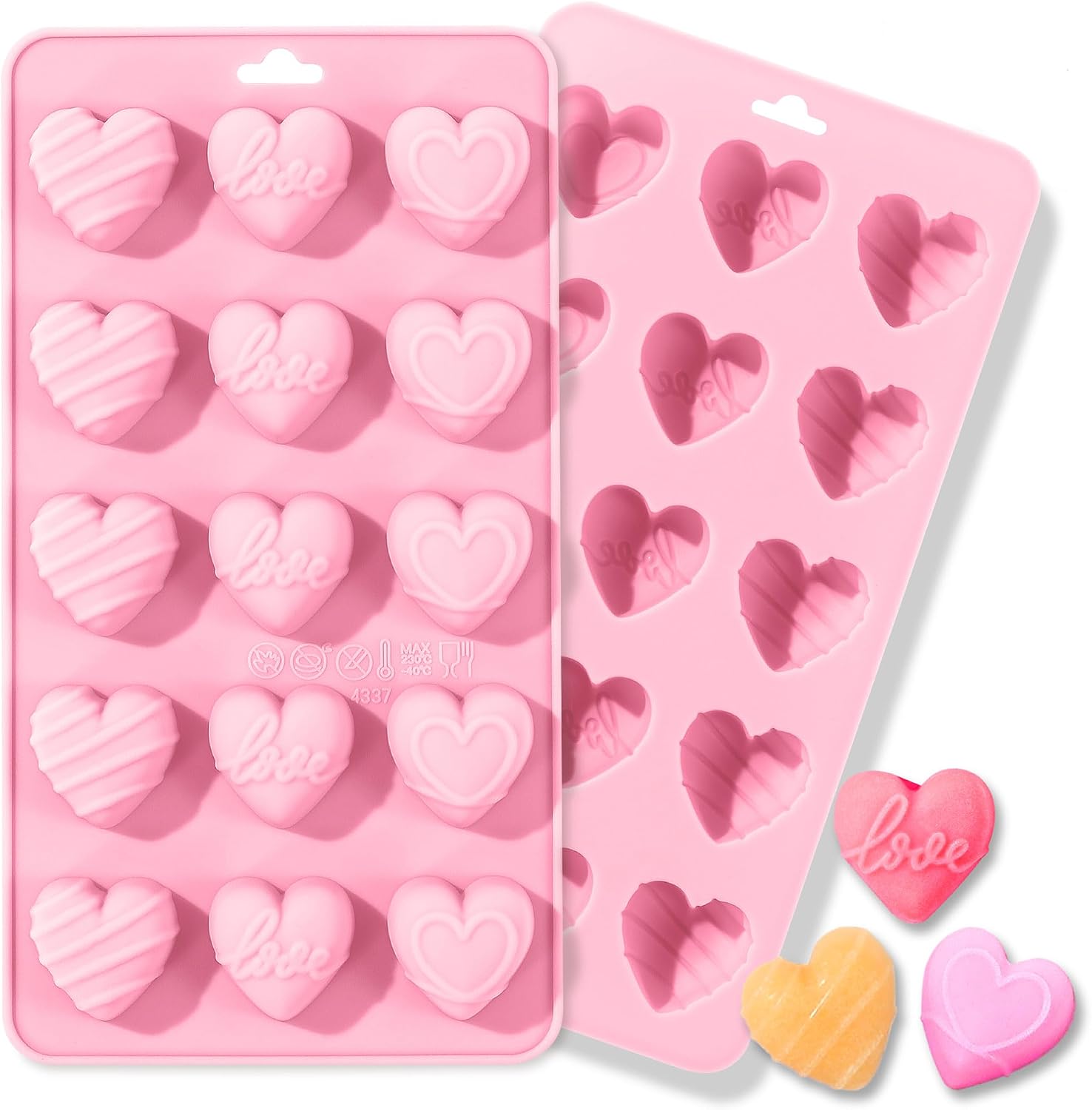 Heart Silicone Molds,Heart Cho - Eco Soap recension och pris