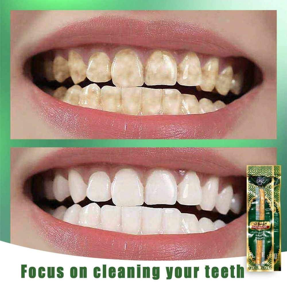 Natural Miswak Toothbrush Vacu - Bamboo Toothbrush recension och pris