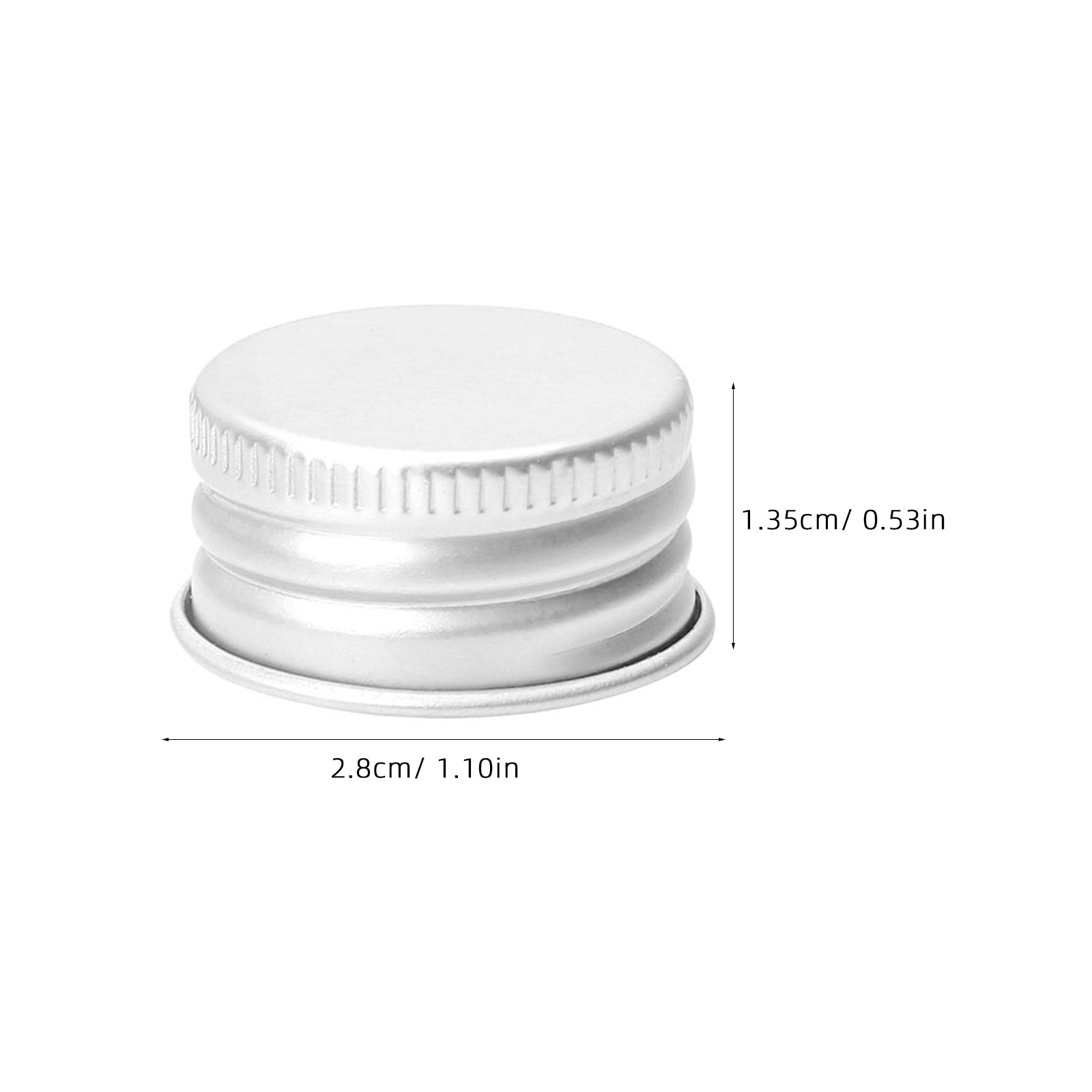 80Pcs Aluminum Screw Caps for  - Reusable Bottle recension och pris