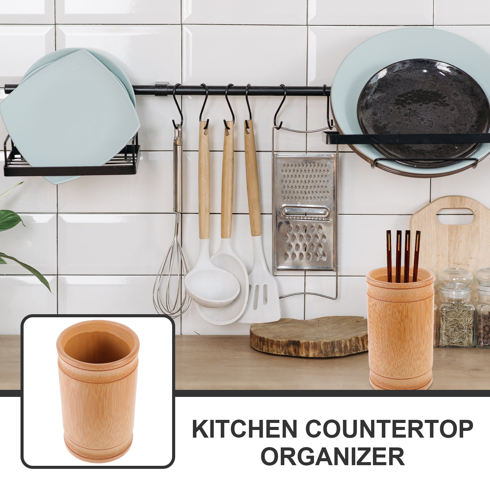 Bamboo Chopsticks Holder Kitch - Bamboo Cutlery recension och pris