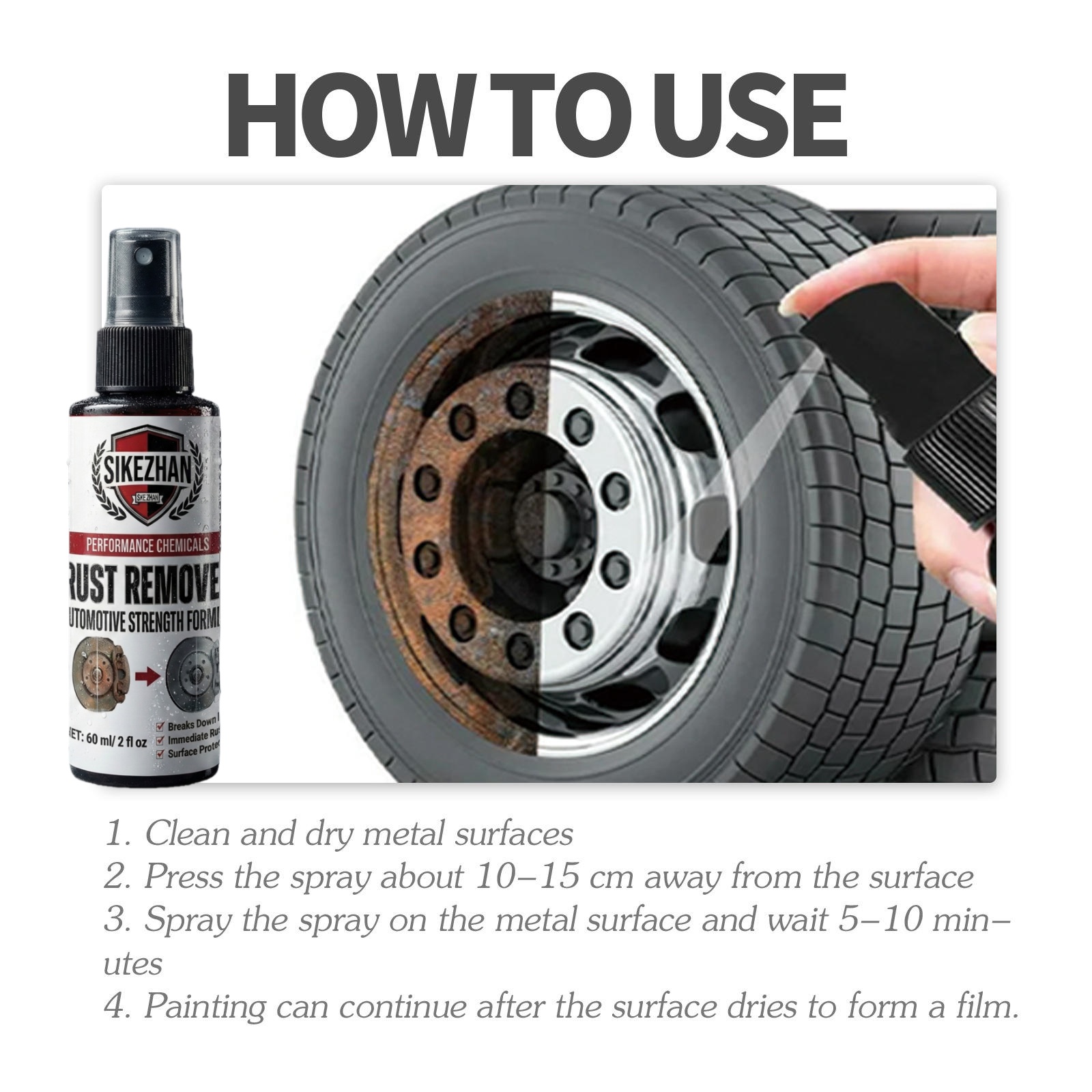 Powerful Car Rust Remover Spra - Eco Sponge recension och pris