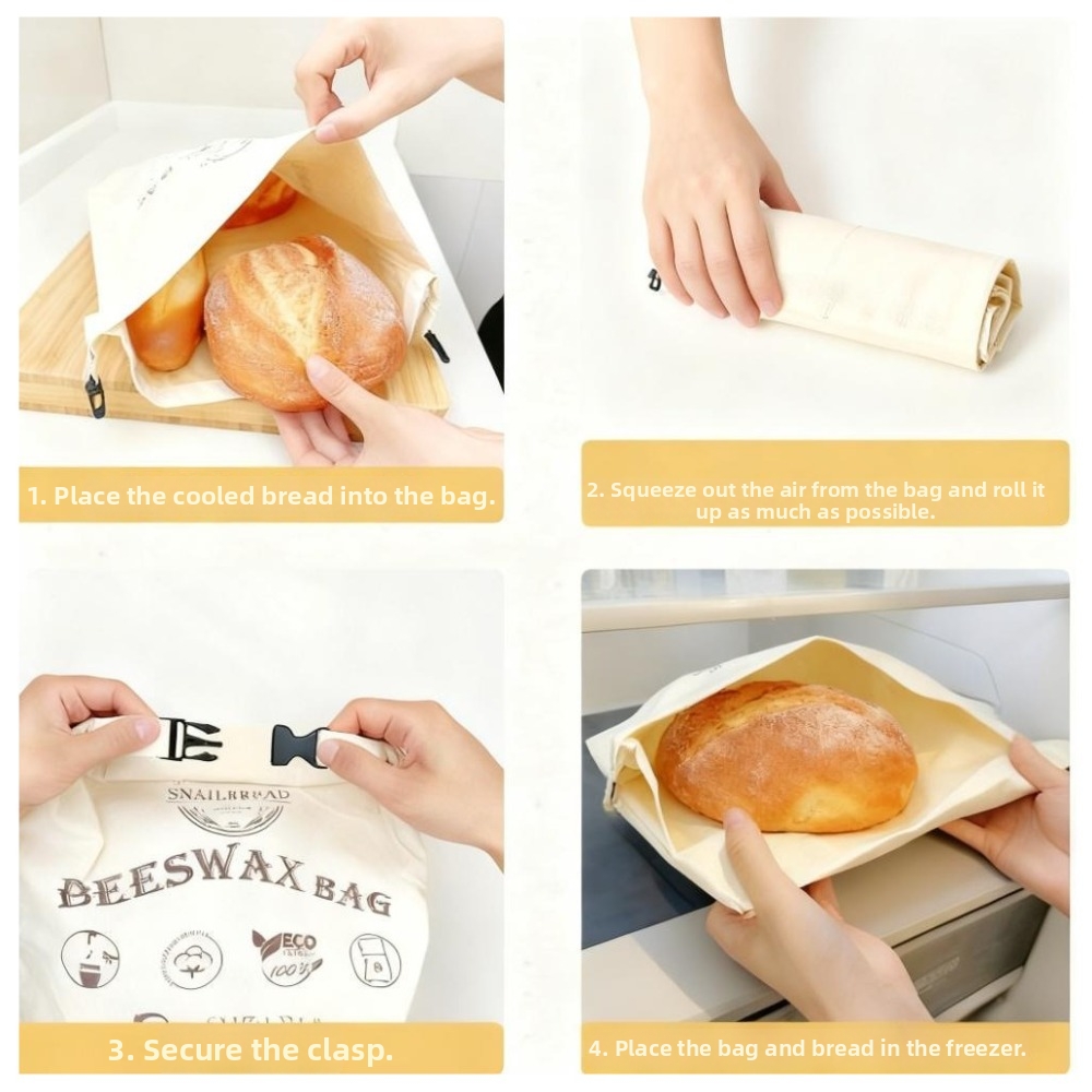 Reusable Beeswax Bread Bags Be - Reusable Bag recension och pris