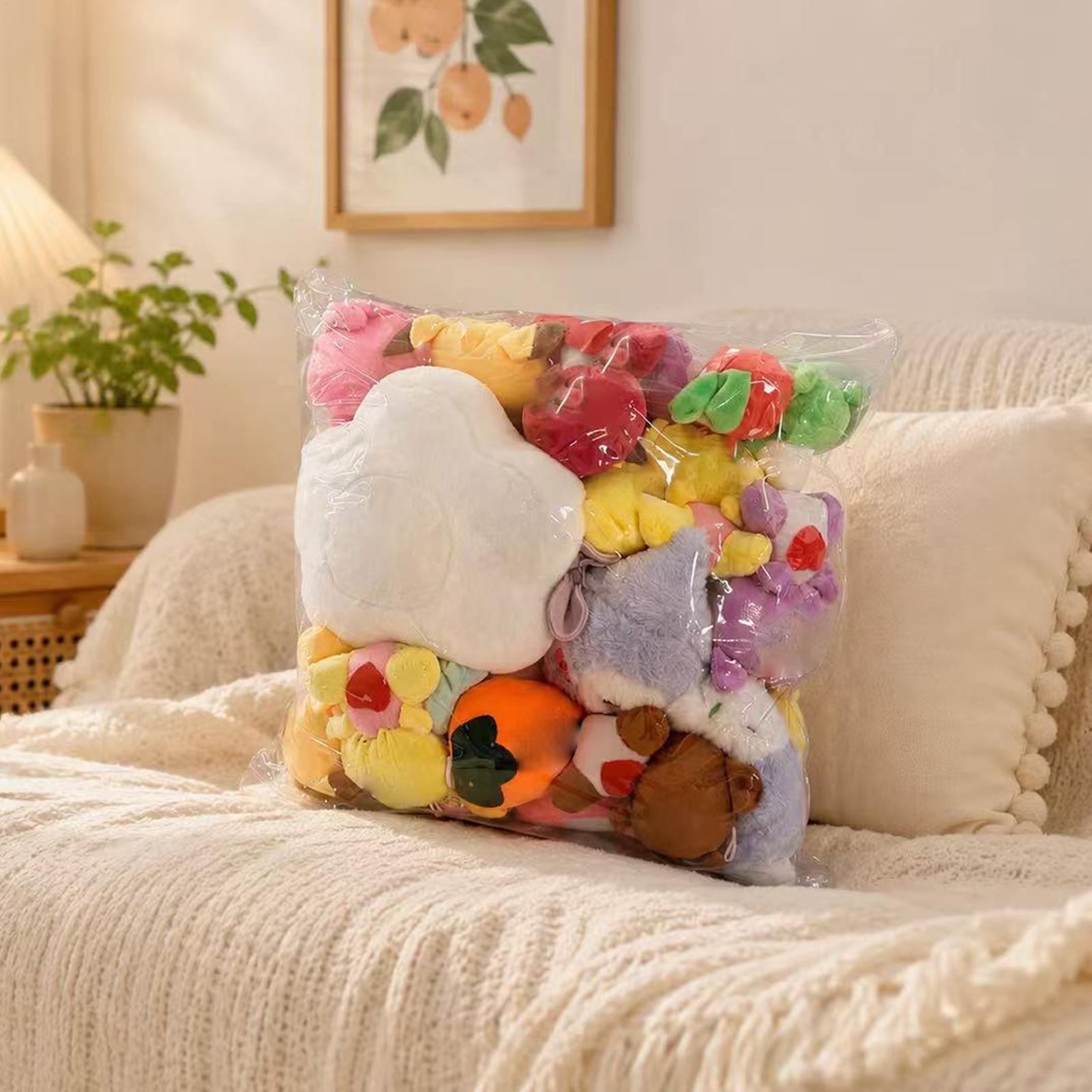 Stuffed Animal Organizer Clear - Reusable Bag recension och pris