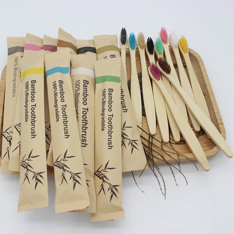 Bamboo Toothbrushes 100Pcs Eco - Bamboo Toothbrush recension och pris