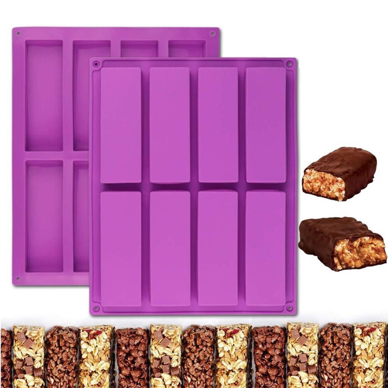 8 Cavity Rectangle Silicone Ca - Eco Soap recension och pris