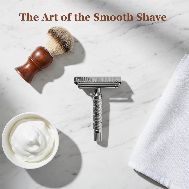 Matte Black Single Blade Manua - Safety Razor Handle recension och pris